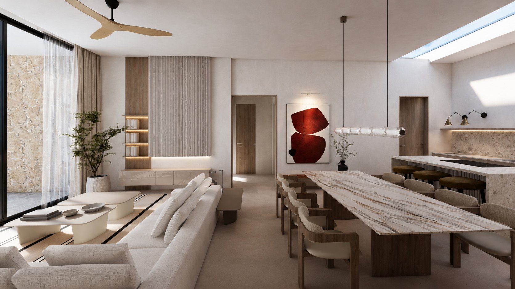 Residencia Menorca, proyecto de interiorismo residencial